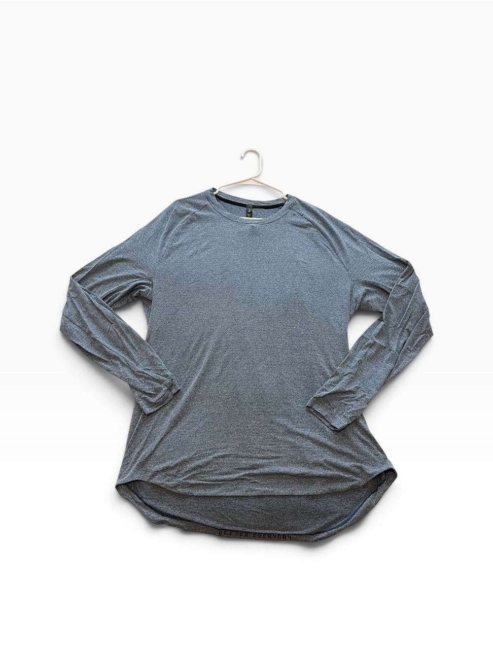lululemon athletica Men's Drysense Long Sleeve Crew - Blue Gray
